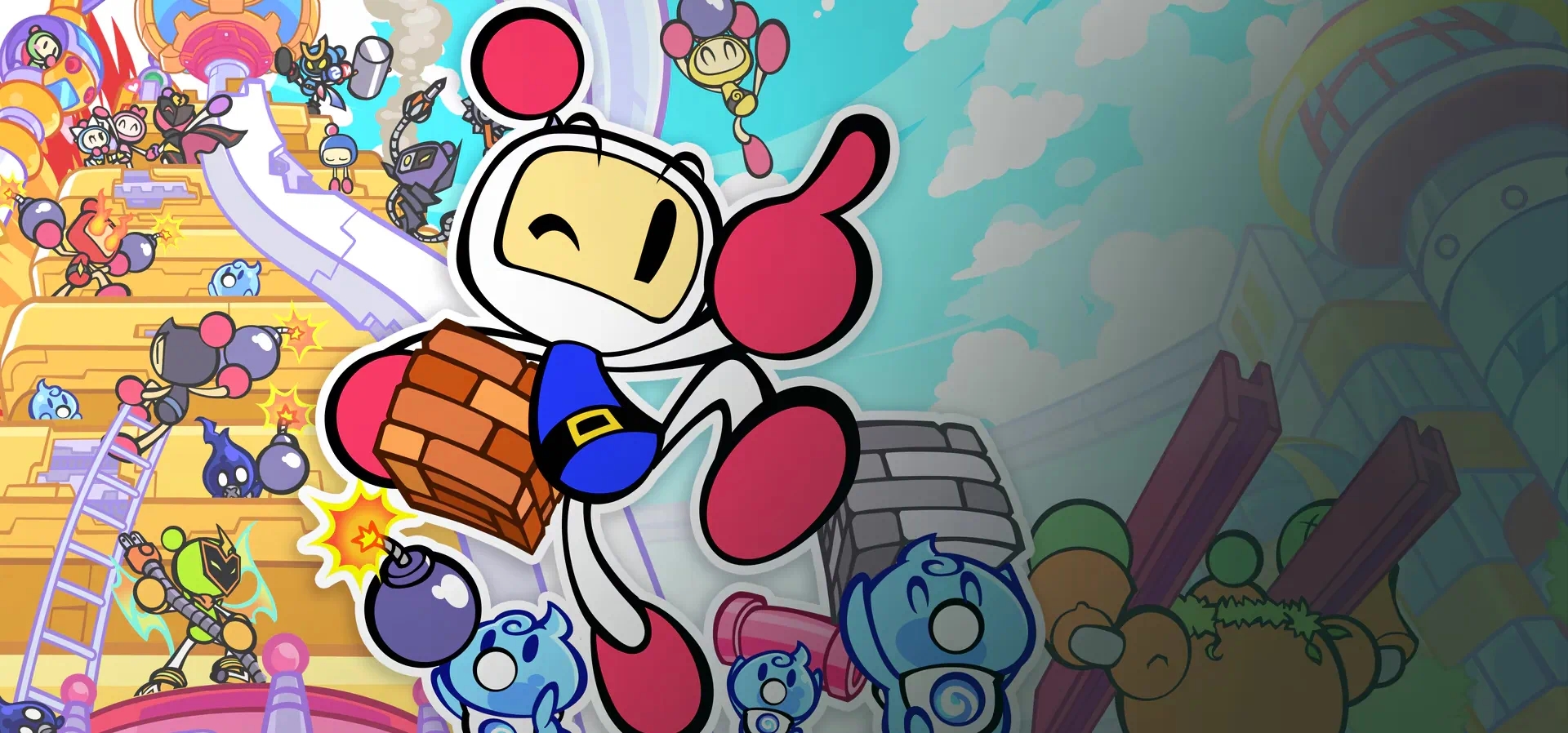 Imagem de fundo do produto Super Bomberman R 2 Switch - Físico 