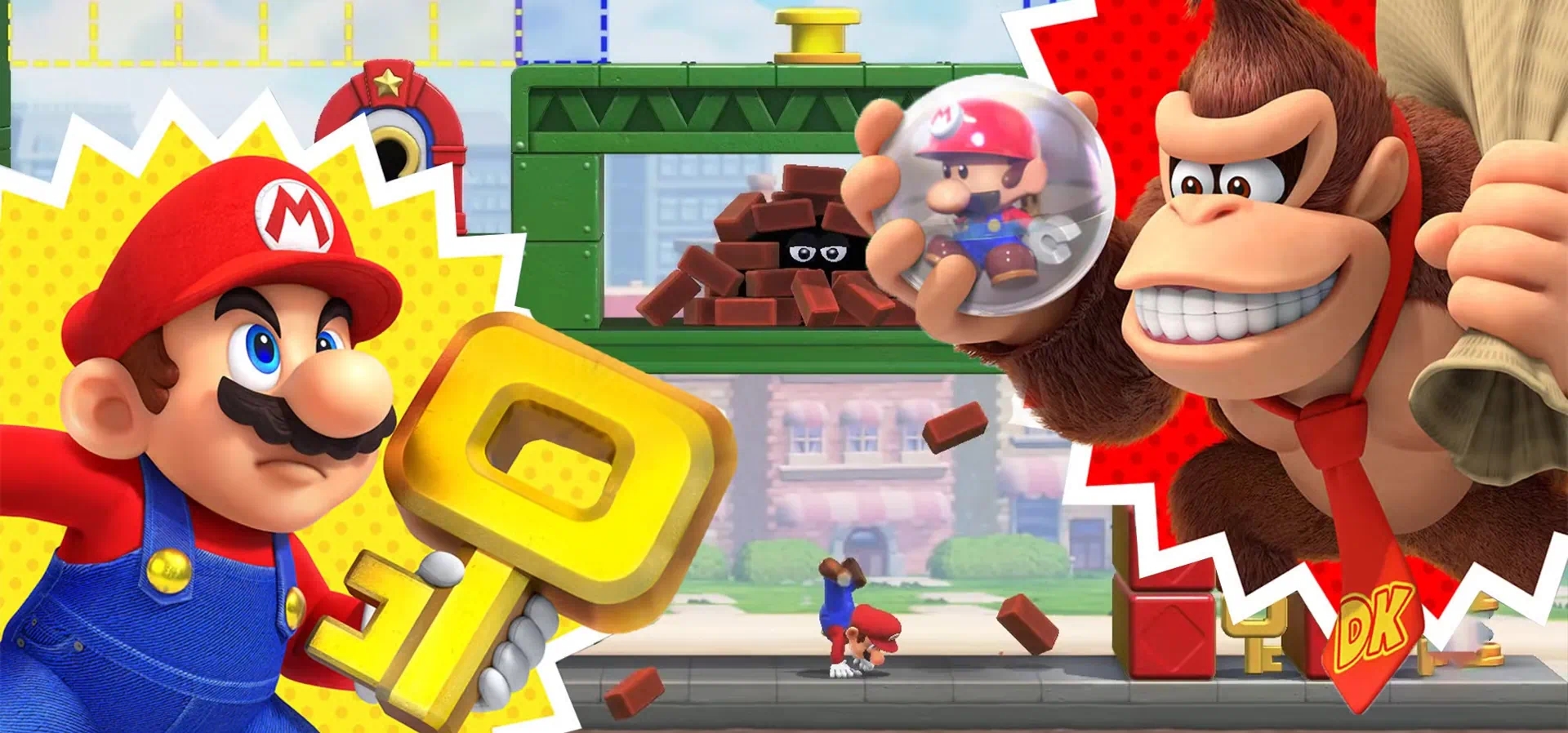 Imagem de fundo do produto Mario vs. Donkey Kong Switch - Físico 