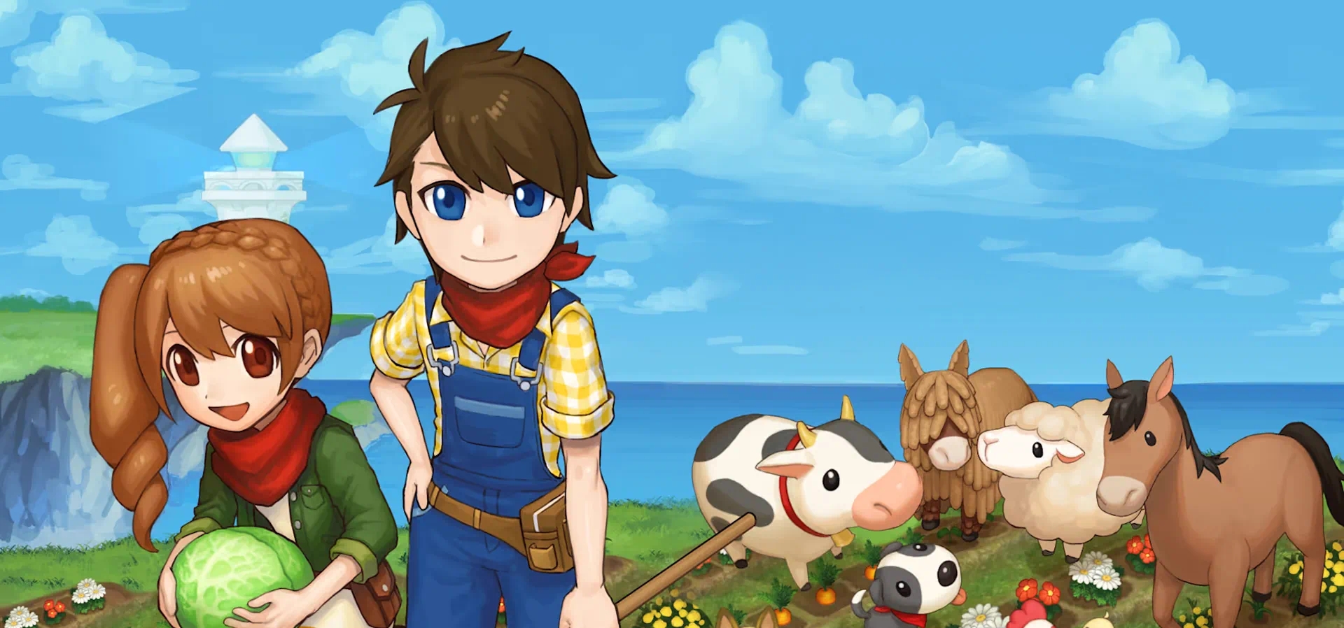 Imagem de fundo do produto Harvest Moon Light of Hope Switch - Físico 