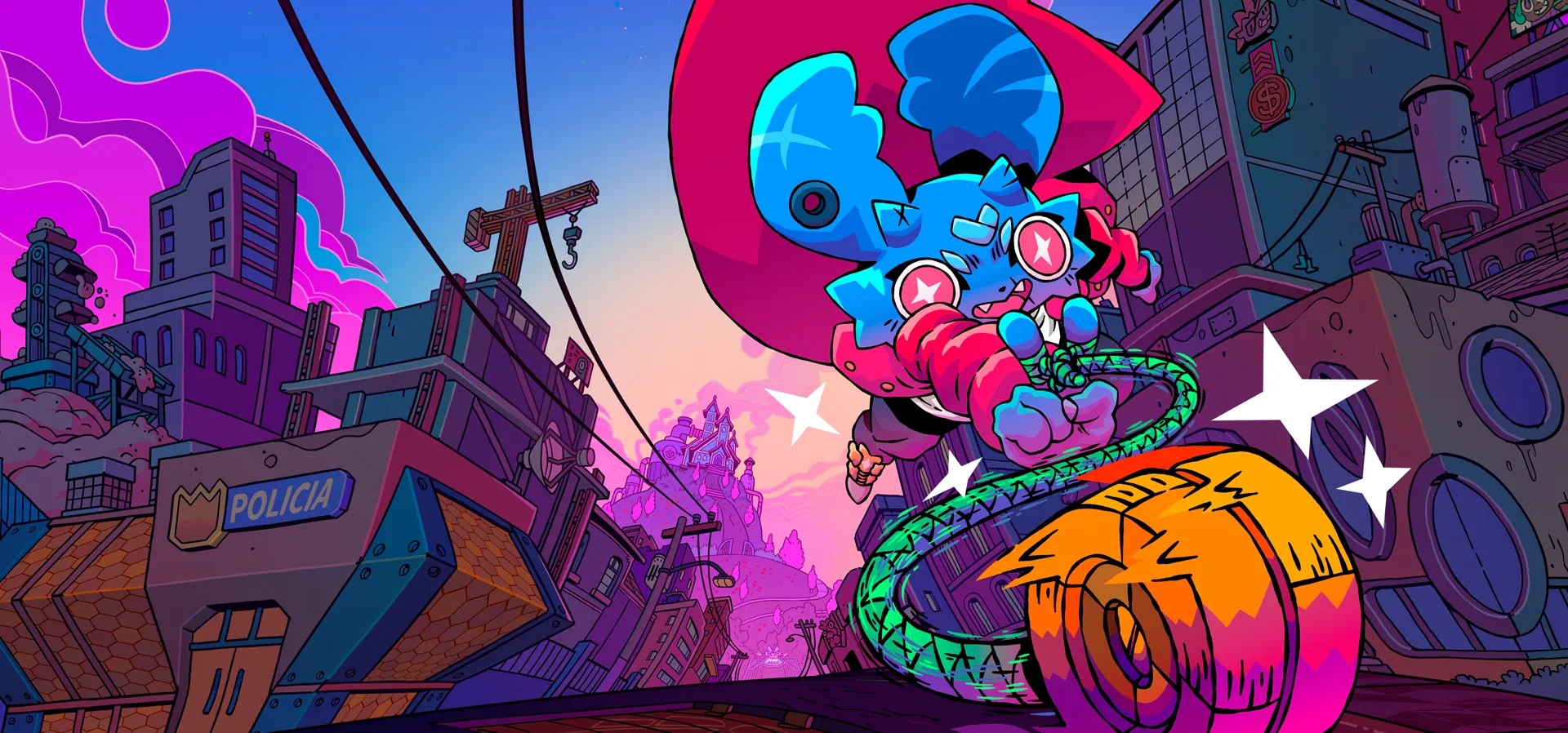 Imagem de fundo do produto Pipistrello And The Cursed Yoyo Switch - Físico 