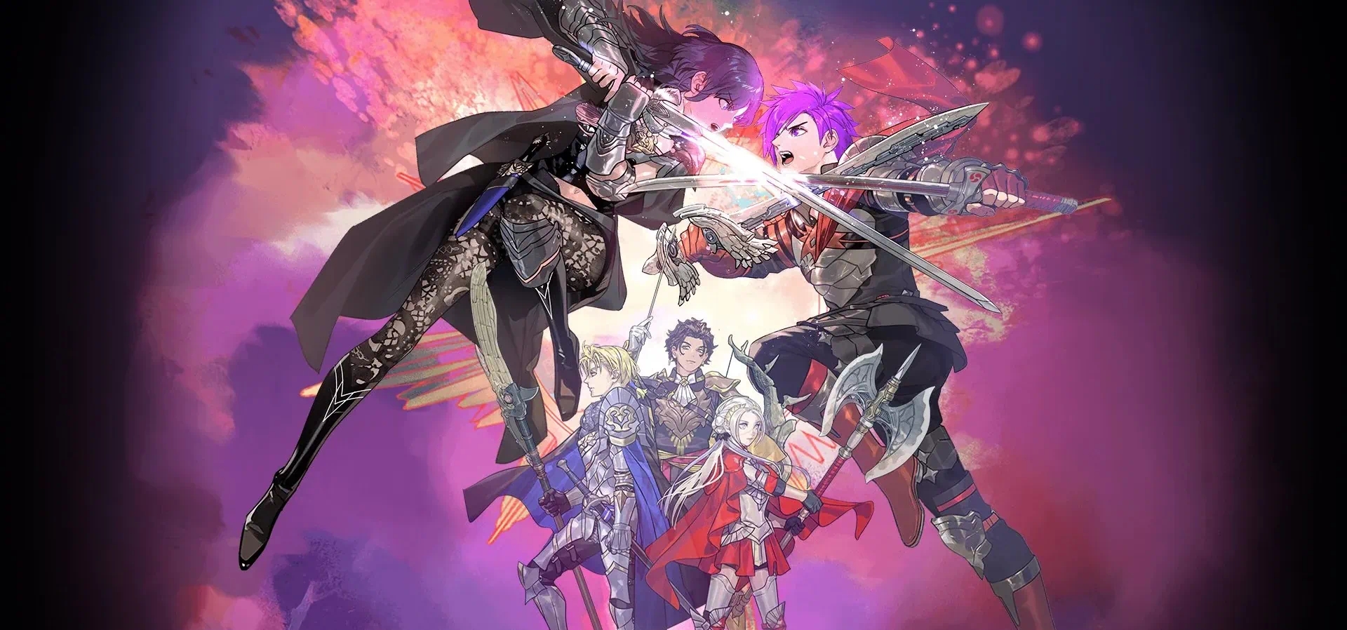 Imagem de fundo do produto Fire Emblem Warriors Three Hopes Switch - Físico 