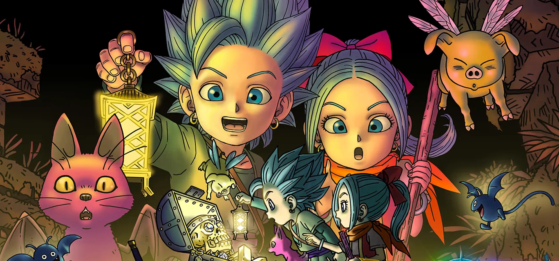Imagem de fundo do produto Dragon Quest Treasures Switch - Físico 