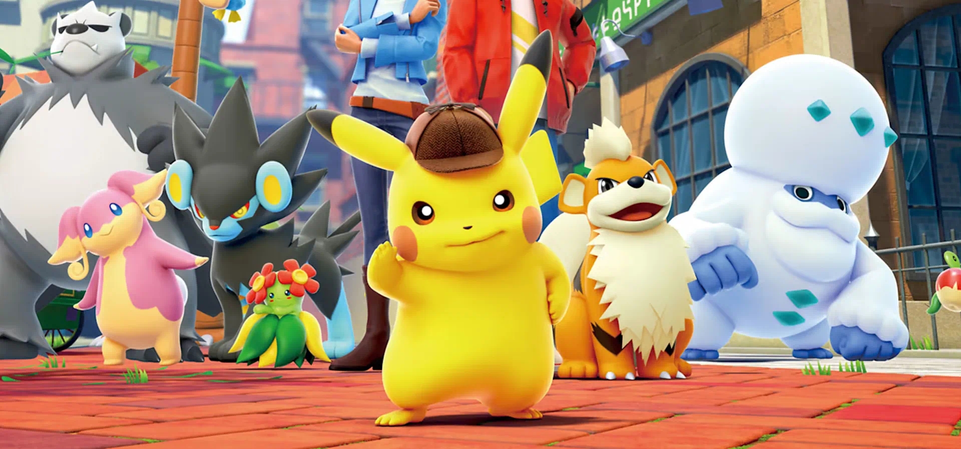 Imagem de fundo do produto Detective Pikachu Returns Switch - Físico 