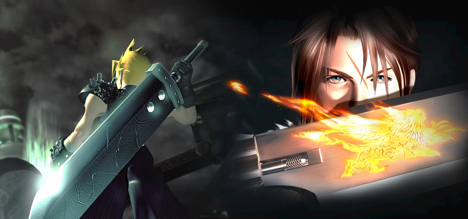 Imagem de fundo do produto Final Fantasy VII / Final Fantasy VIII Remasterizado Twin Pack Switch - Físico 