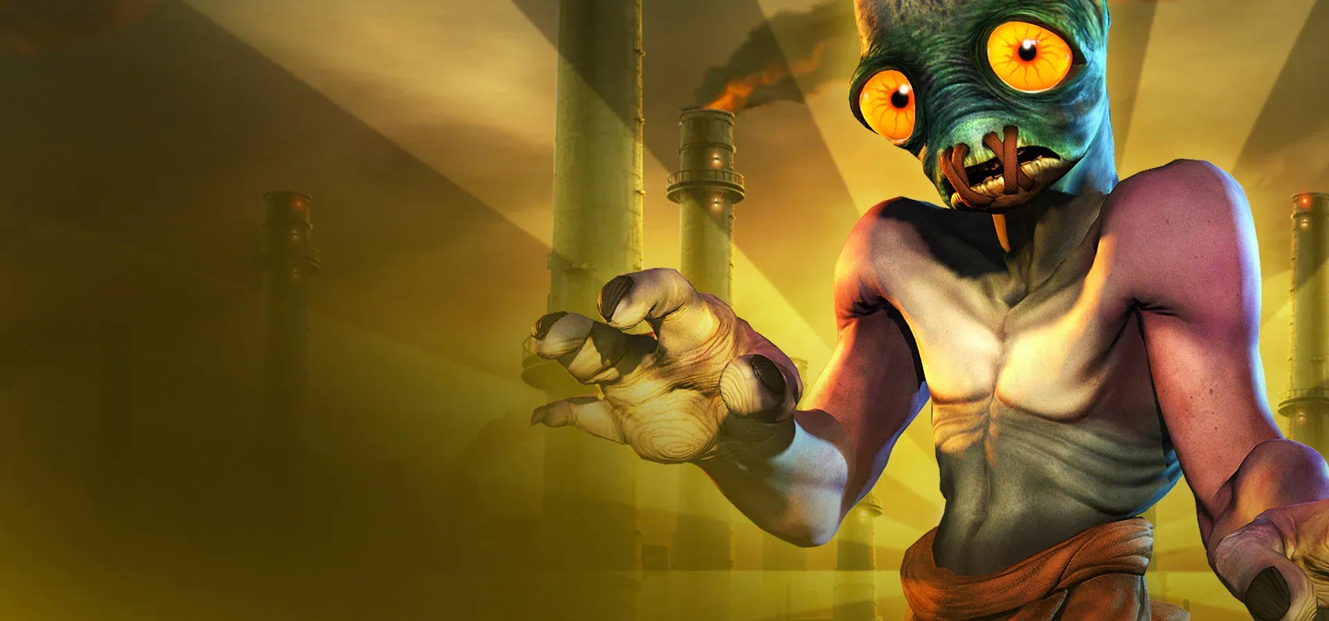 Imagem de fundo do produto New 'n' Tasty! Oddworld: Abe's Oddysee Switch - Físico
