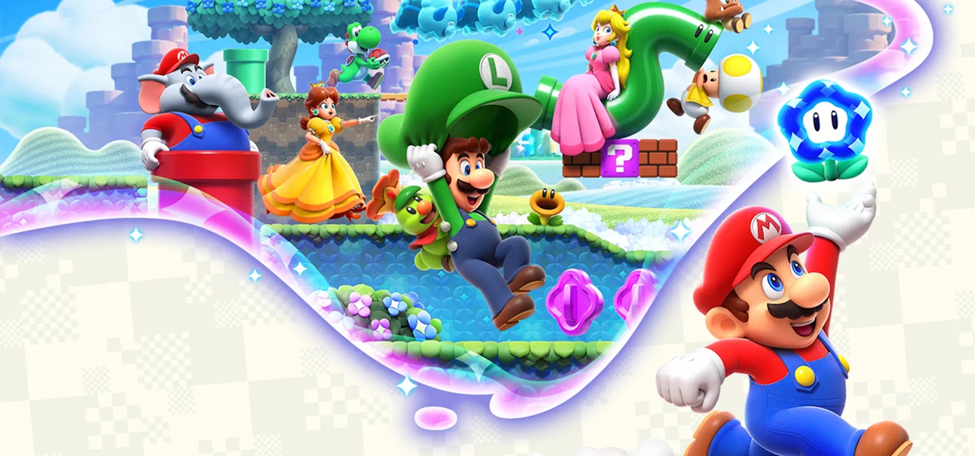 Imagem de fundo do produto Super Mario Bros. Wonder Switch - Físico