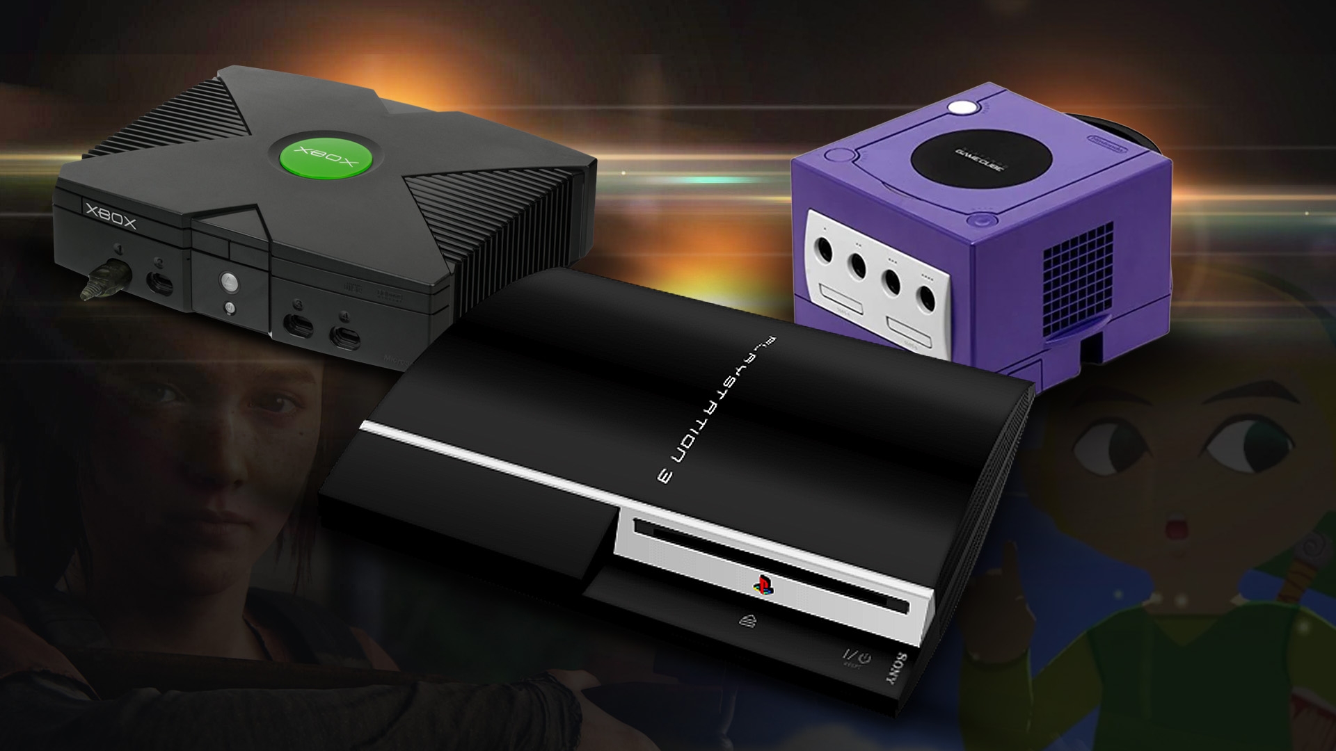 Imagem de fundo do produto Cada marca, uma história: Nintendo, Sony e Microsoft.