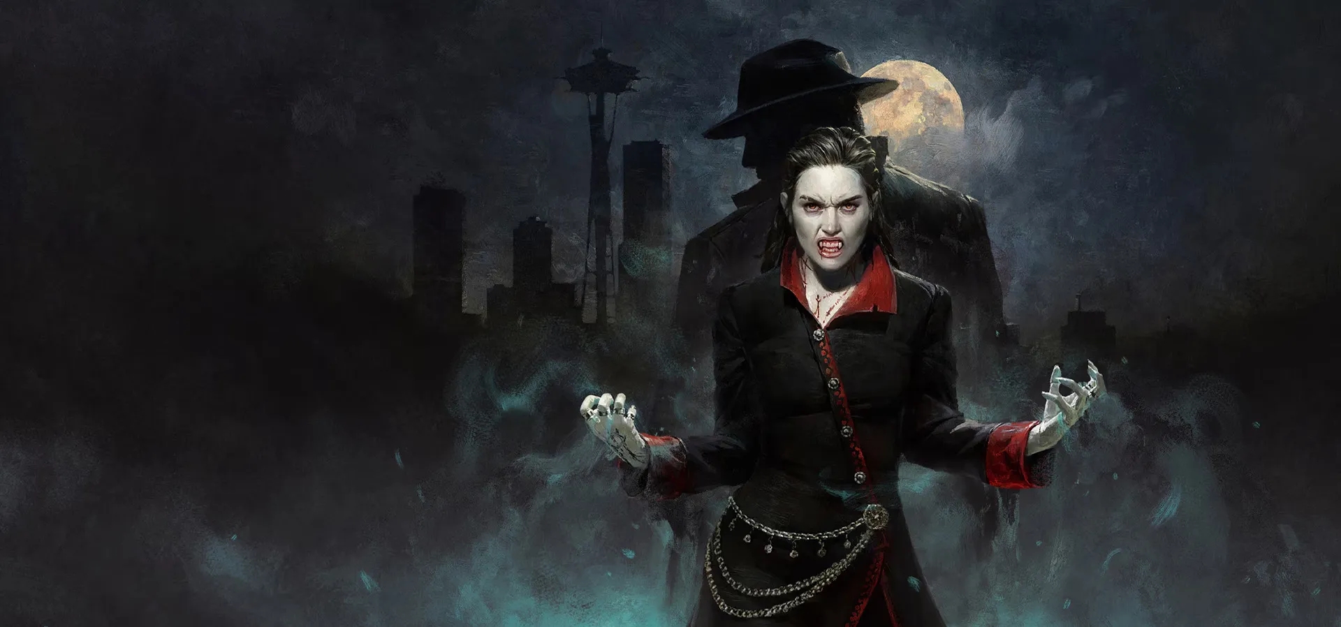 Imagem de fundo do produto Vampire: The Masquerade® - Bloodlines™ 2 Deluxe Edition - PS5