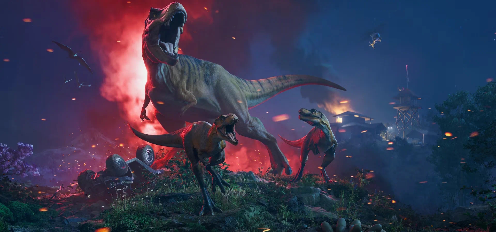 Imagem de fundo do produto Jurassic World Evolution 3 Deluxe Edition - PS5
