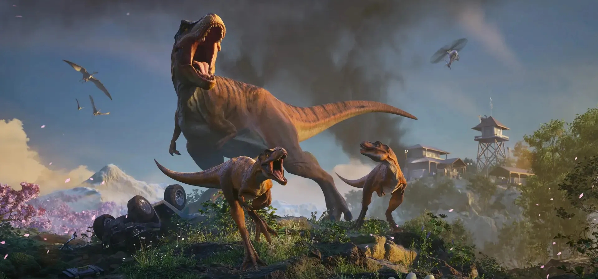 Imagem de fundo do produto Jurassic World Evolution 3 - Xbox Series X|S e PC