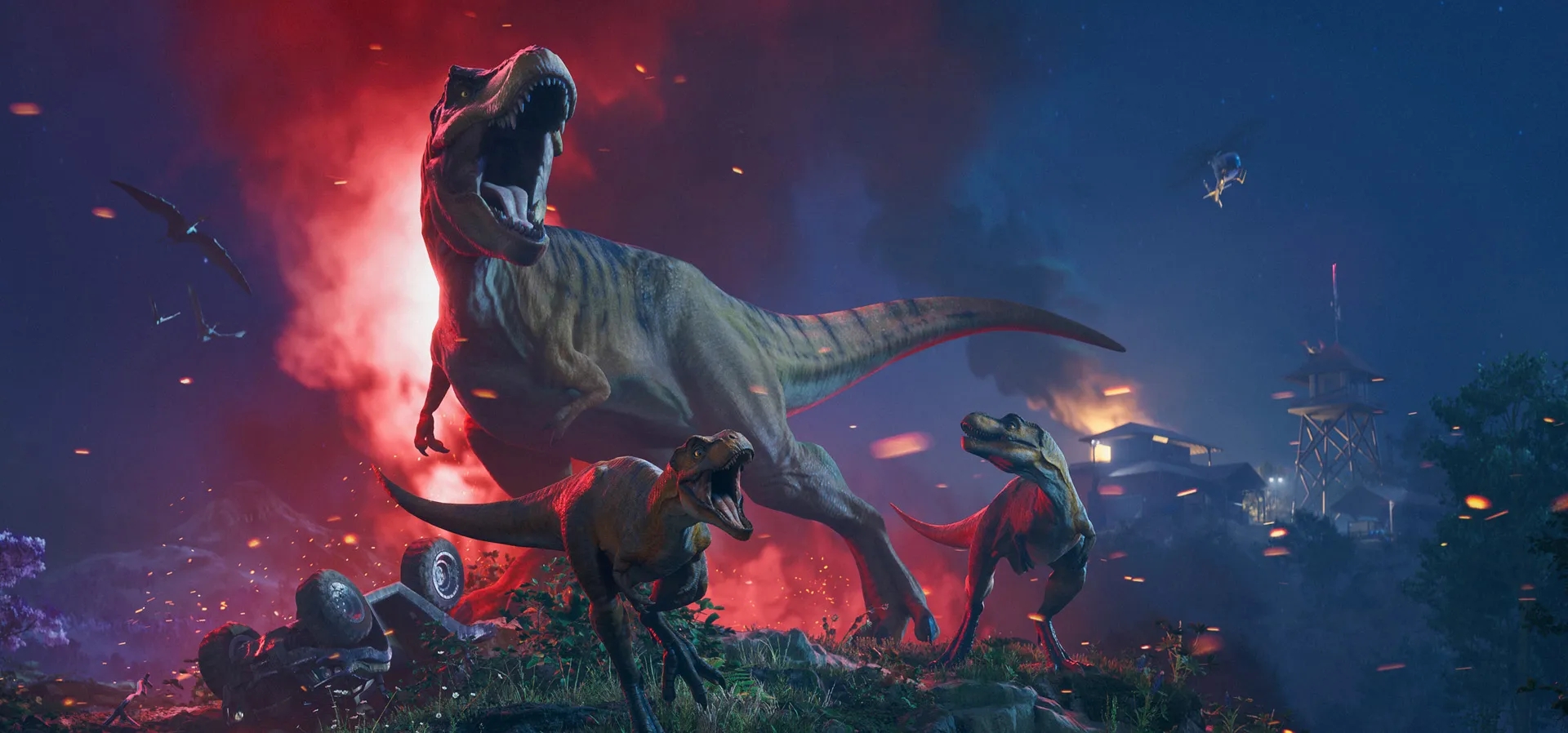 Imagem de fundo do produto Jurassic World Evolution 3 Deluxe Edition - Xbox Series X|S e PC