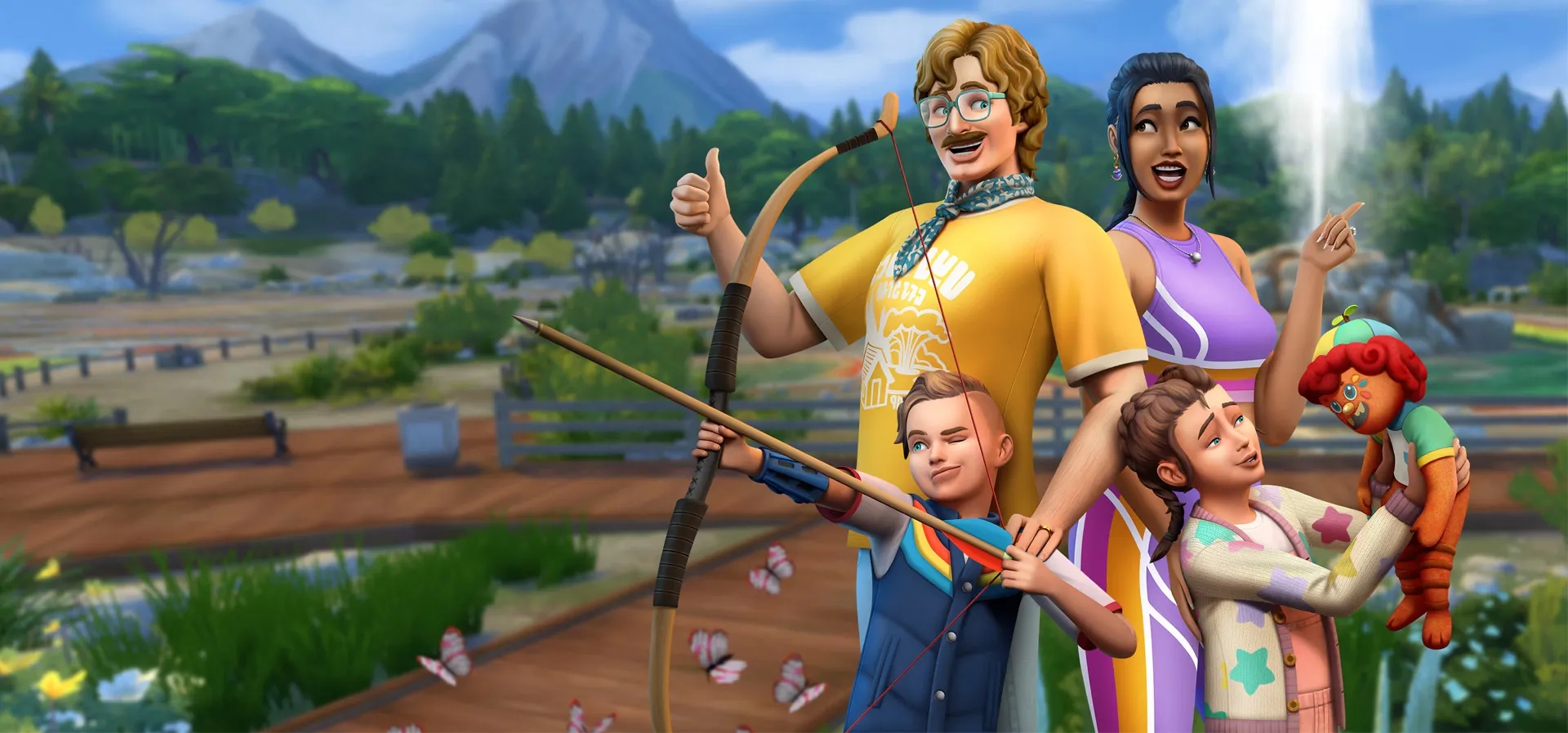 Imagem de fundo do produto The Sims™ 4 + Pacote de Expansão Novas Aventuras - Xbox Series X|S