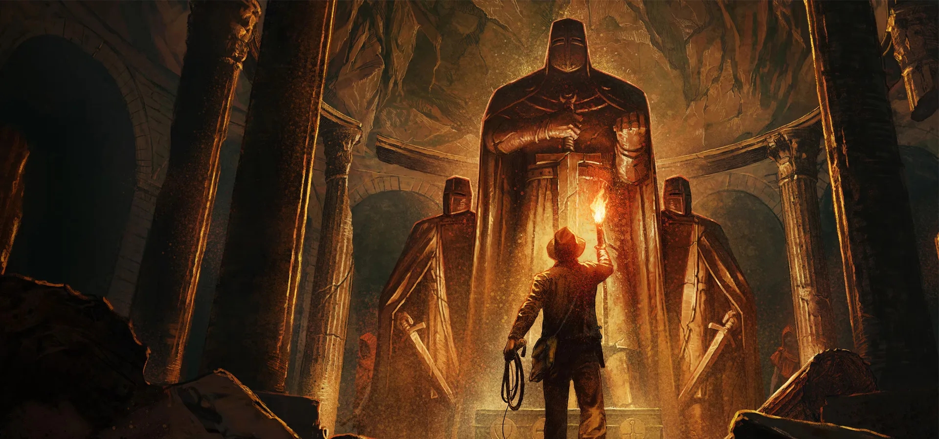 Imagem de fundo do produto Indiana Jones e o Grande Círculo: A Ordem dos Gigantes DLC - PS5