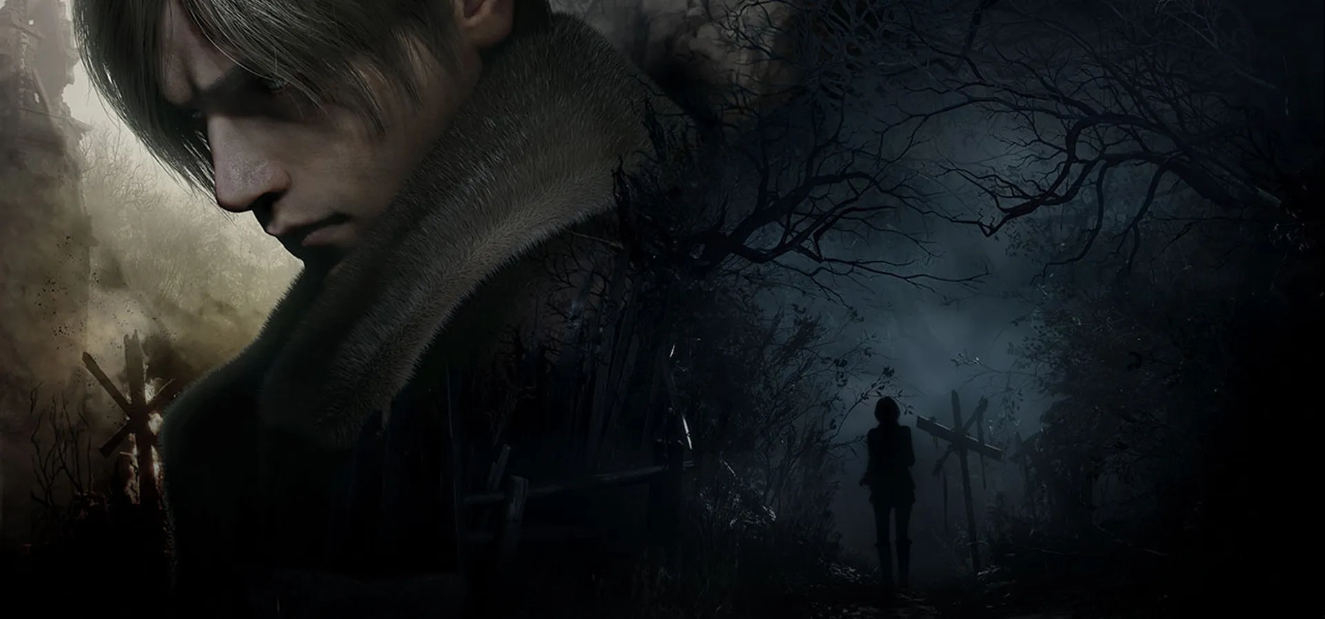 Imagem de fundo do produto Resident Evil 4 PS5 - Físico