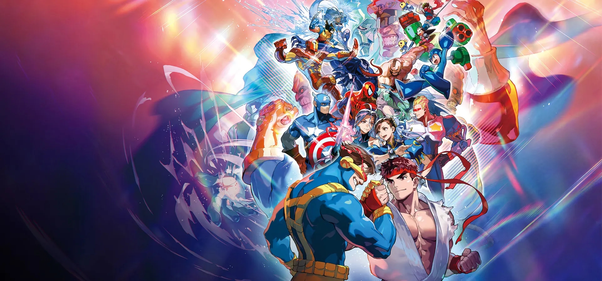 Imagem de fundo do produto MARVEL vs. CAPCOM Fighting Collection: Arcade Classics PS4 - Físico