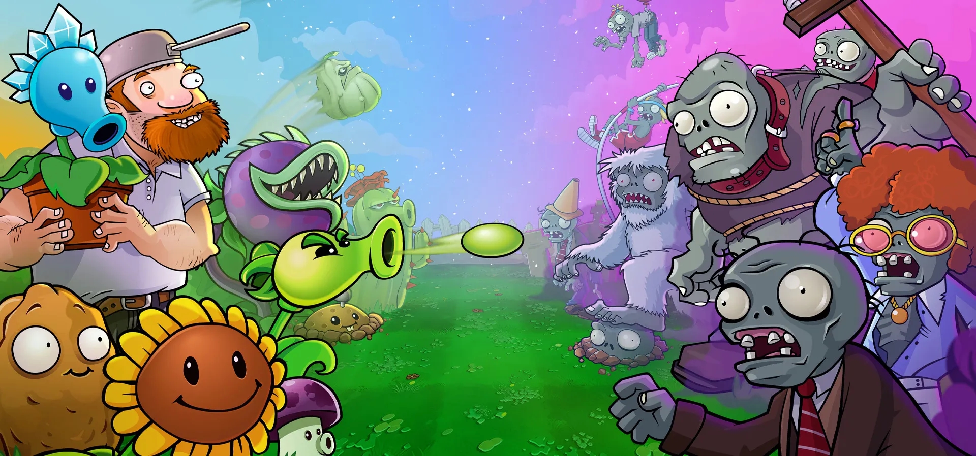 Imagem de fundo do produto Plants vs. Zombies™: Replanted - PS5