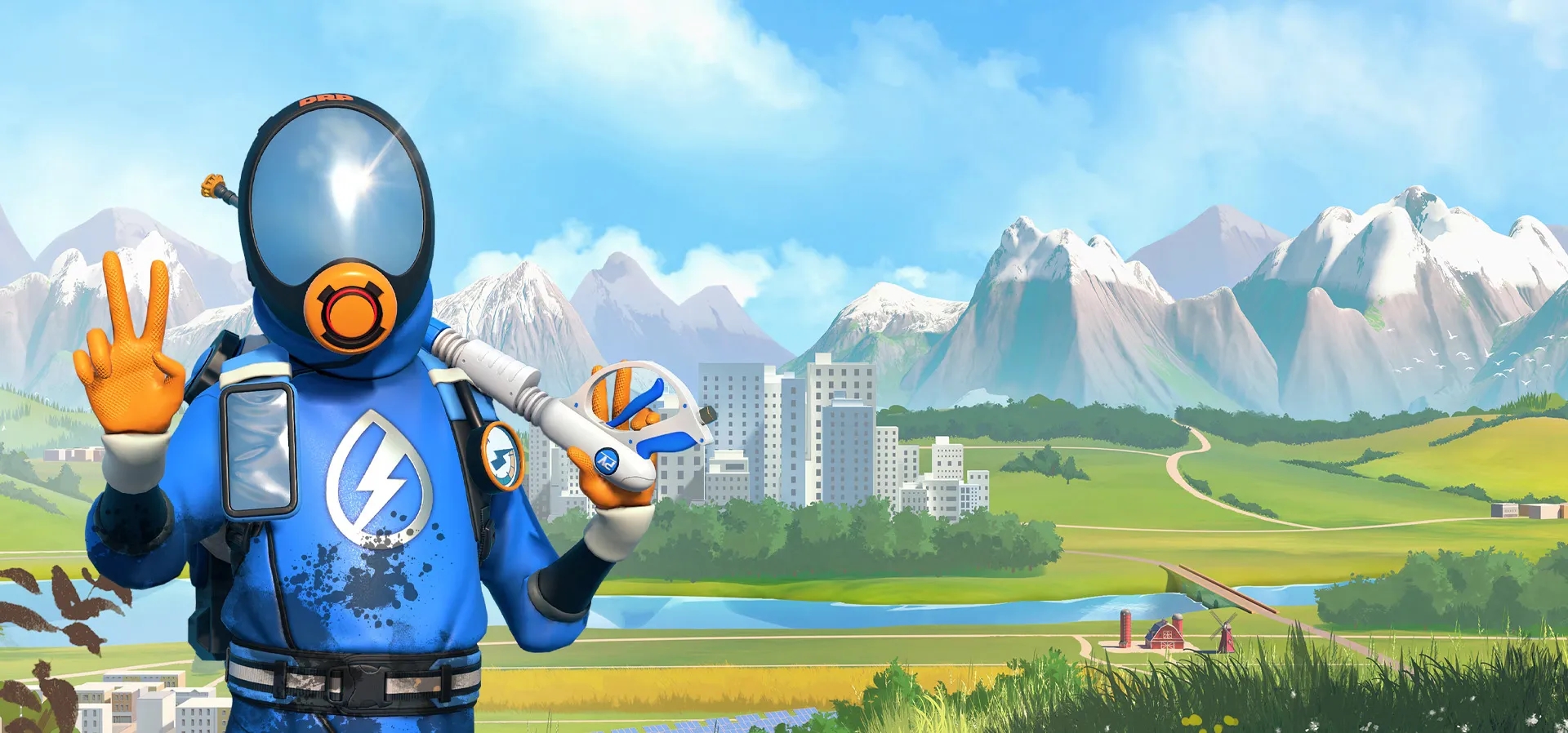 Imagem de fundo do produto PowerWash Simulator 2 - PS5