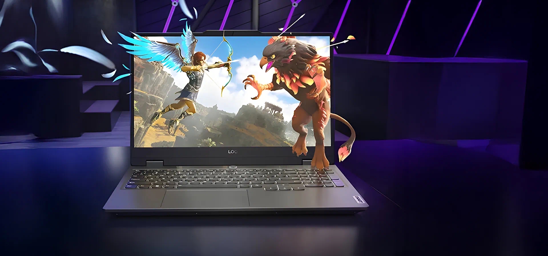 Imagem de fundo do produto Lenovo LOQ Intel Core i7-14700HX 16GB 512GB SSD Windows 11 Home RTX 4060