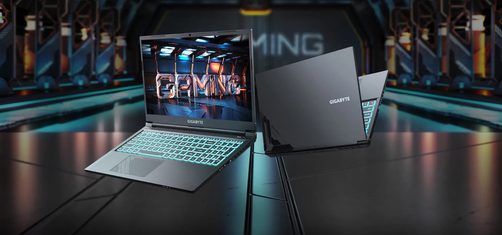 Imagem de fundo do produto Notebook Gamer Gigabyte G5 MF Intel Core i5-12500H, 8GB RAM, RTX 4050, 512GB SSD, 15.6", Win 11 Home, Preto - G5 MF-E2BR333SH