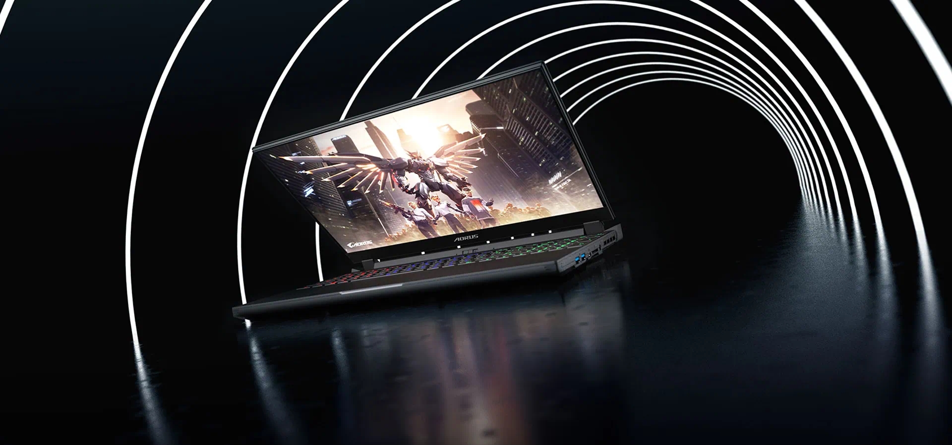 Imagem de fundo do produto Notebook Gamer Gigabyte Aorus 5 SE4 Intel Core i7-12700H, 16GB RAM, RTX 3070, 512GB SSD, 15.6", Win 11 Home, Cinza - AORUS 5 SE4-73BR213SH