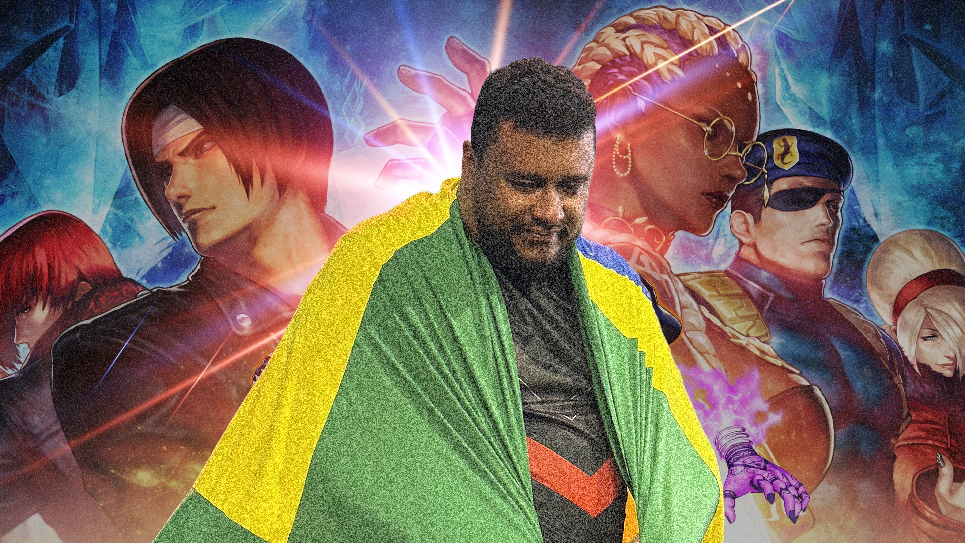 Imagem de fundo do produto LauYagami: Brasileiro conquista mundial de KOF XV