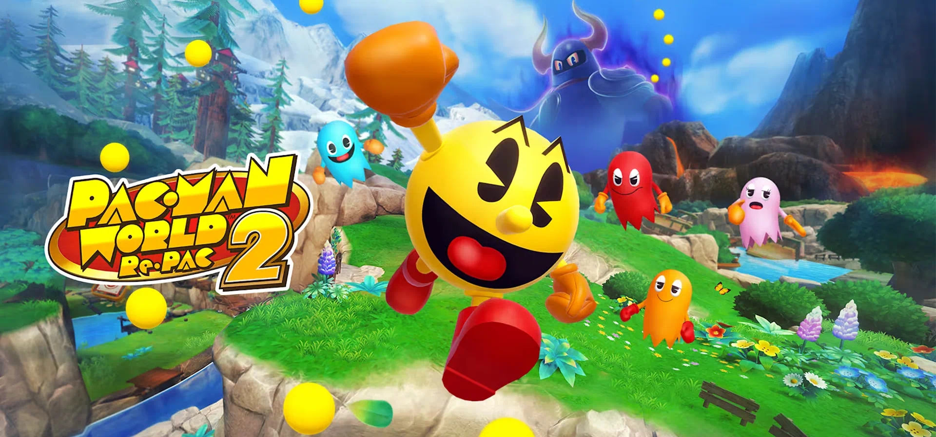 Imagem de fundo do produto Pac-Man World 2 Re-Pac Switch 2 - Físico