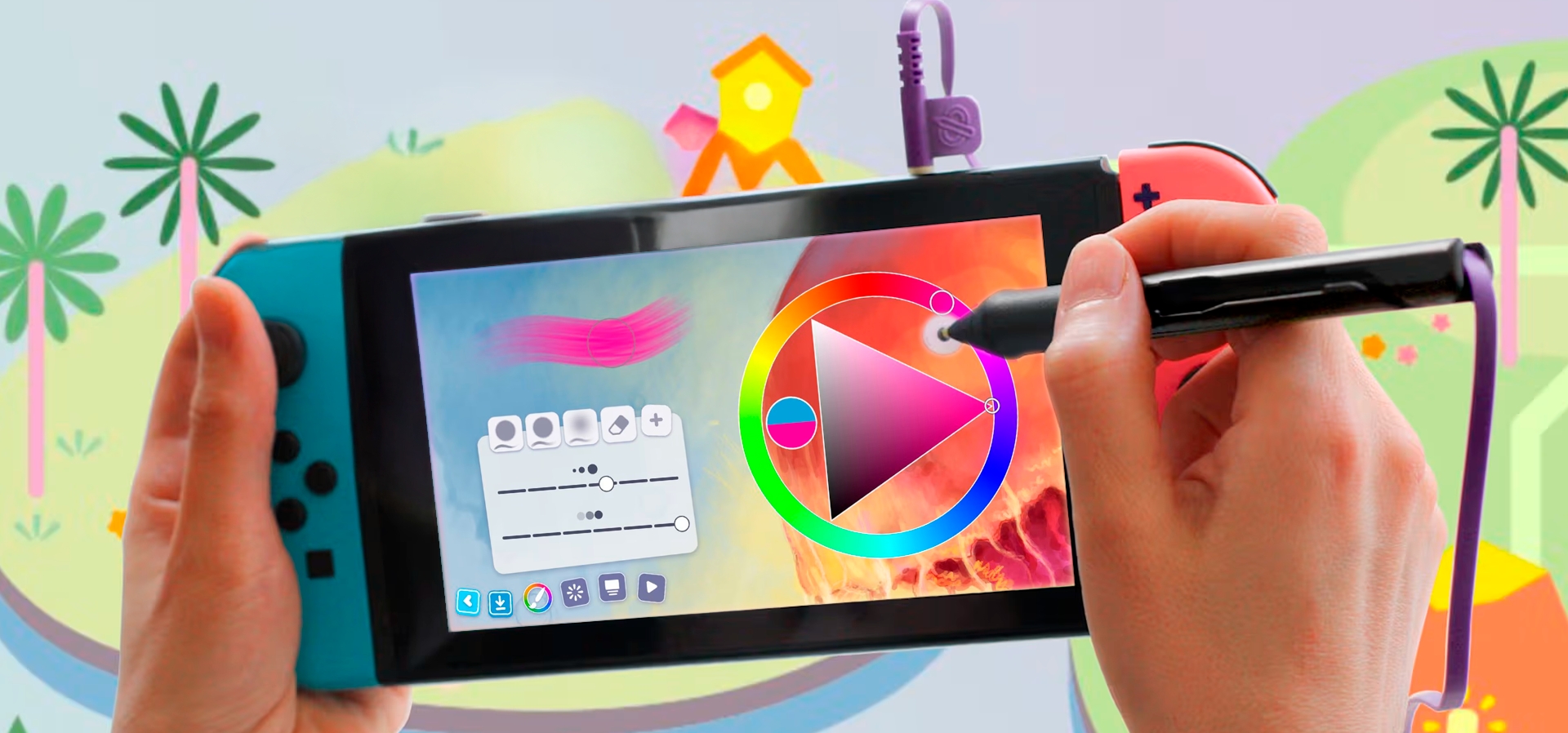 Imagem de fundo do produto Colors Live - Switch 