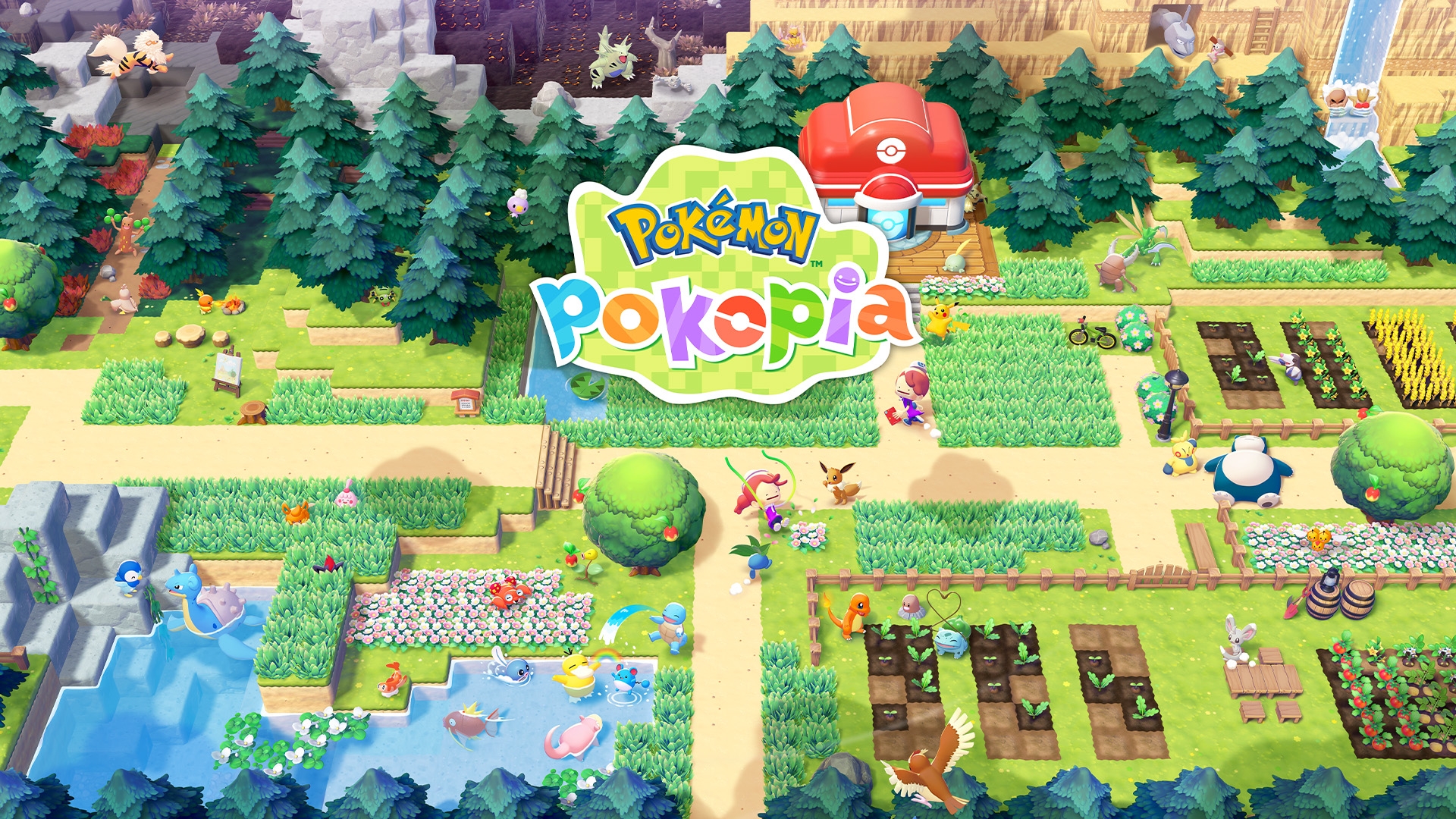 Imagem de fundo do produto Pokémon Pokopia lançará dia 5 de março de 2026!