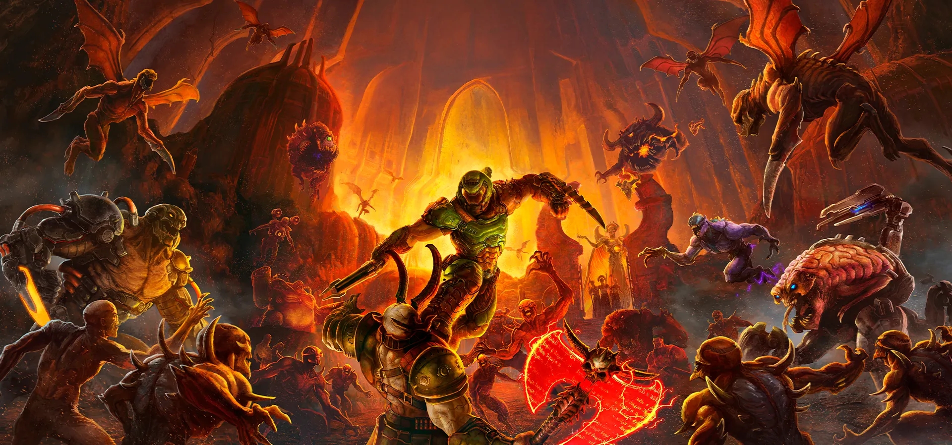 Imagem de fundo do produto Doom Eternal - PS4