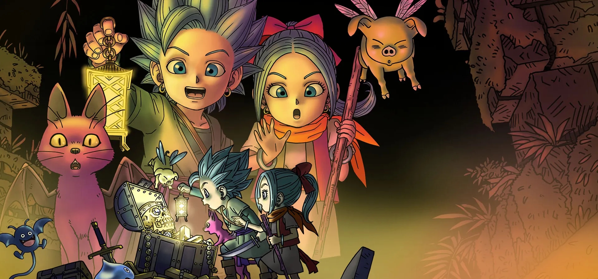 Imagem de fundo do produto Dragon Quest Treasures - Switch