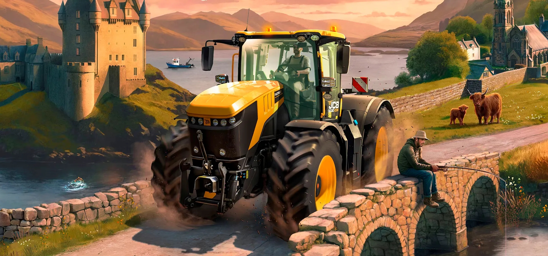 Imagem de fundo do produto Farming Simulator 25: Highlands Fishing Edition - Xbox Series X|S