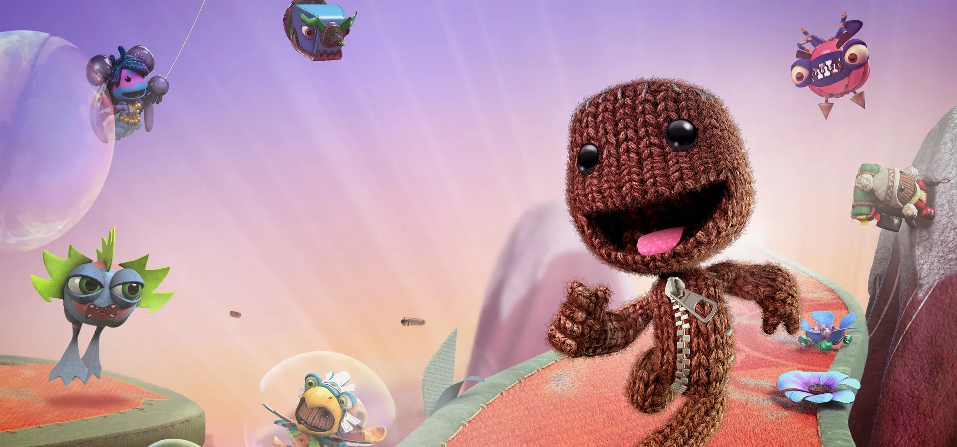 Imagem de fundo do produto Sackboy: Uma Grande Aventura - Edição Digital Deluxe - PS4