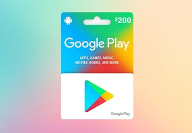 Imagem do produto Gift Card Google Play - 200 Reais  