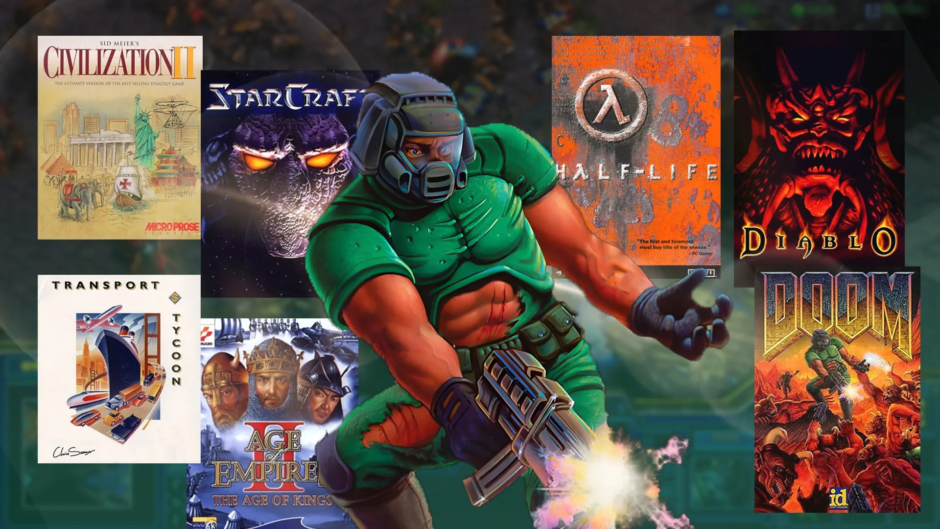 Imagem de fundo do produto Nostalgia dos anos 1990: Os jogos mais populares para PC