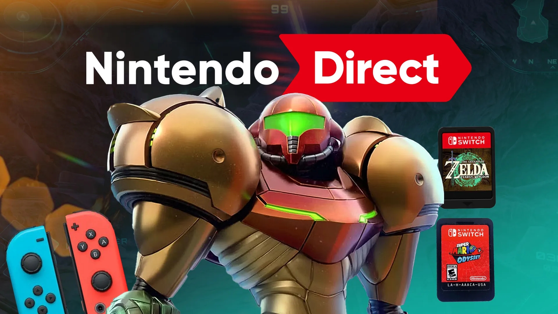 Imagem de fundo do produto Nintendo Direct Março 2025 :  Cartucho Virtual, Metroid Prime 4 e mais!