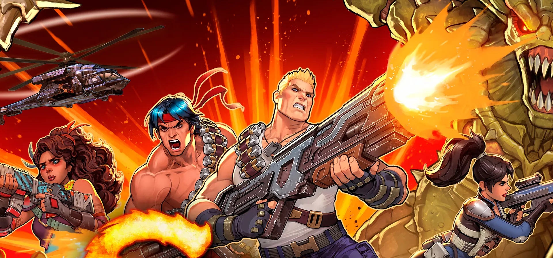 Imagem de fundo do produto Contra: Operation Galuga - PS4