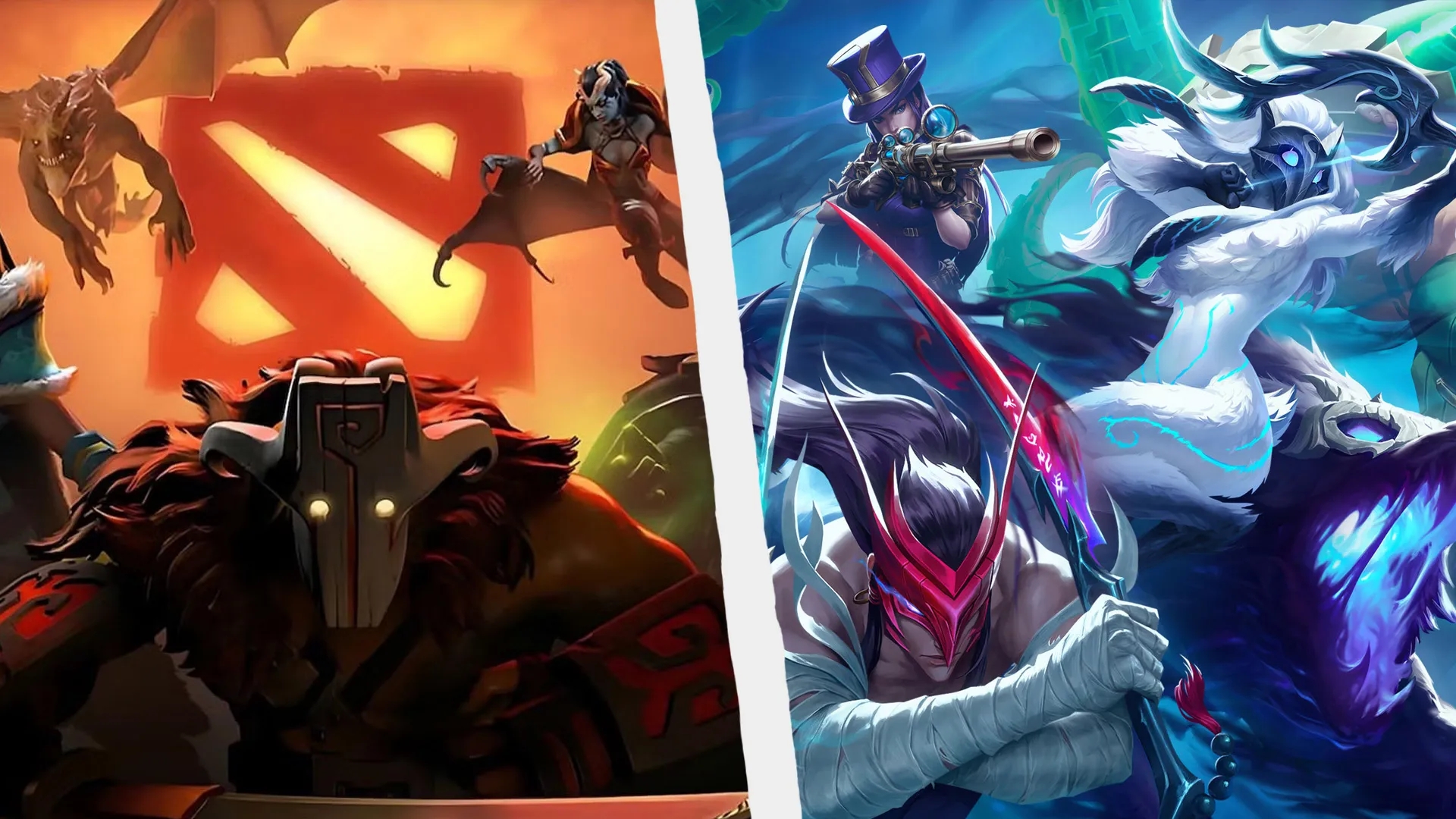 Imagem de fundo do produto DoTA e League of Legends: a história dos MOBAs
