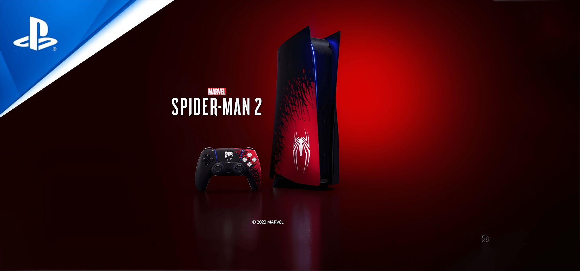 Imagem de fundo do produto Console PS5 Bundle Marvel’s Spider-Man 2 Limited Edition  - Sony