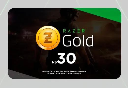 Gift Card Razer Gold - 30 Reais