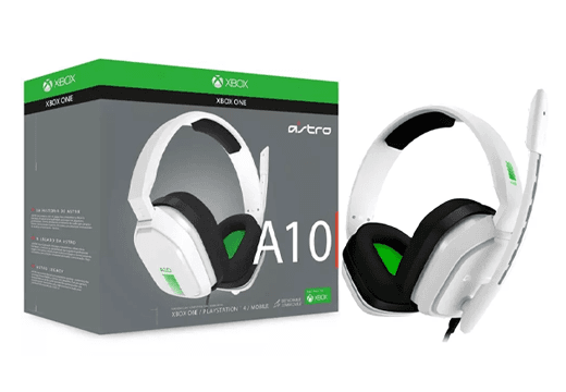 Headset ASTRO Gaming A10 - Branco/Verde