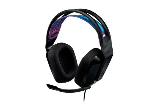Headset Gamer Logitech G335 3.5mm Driver 40mm Arco Ajustável