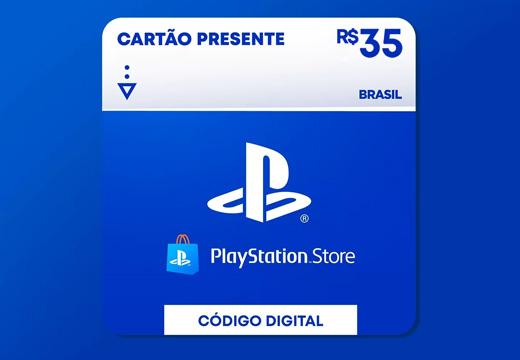 Gift Card - 35 Reais Playstation PS4 e PS5