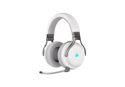 Headset Gamer Corsair Virtuoso RGB Wireless Branco 7.1 Drivers 50mm, CA-9011186-NA