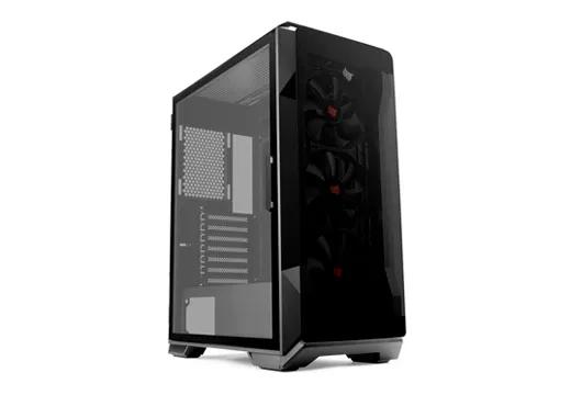 Gabinete Gamer Pichau Pouter 3 Lateral De Vidro Preto, PG-P03-BK