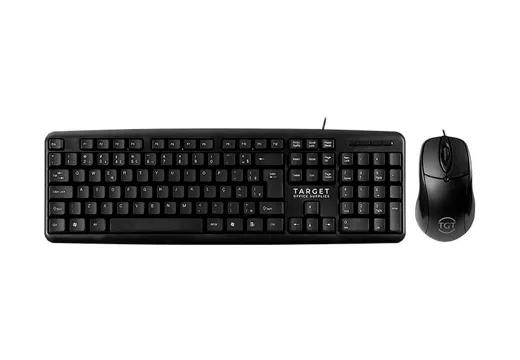Kit Teclado e Mouse Office TGT GR100 V3, ABNT2, 1000DPI, Preto, TGT-GR100-BK03