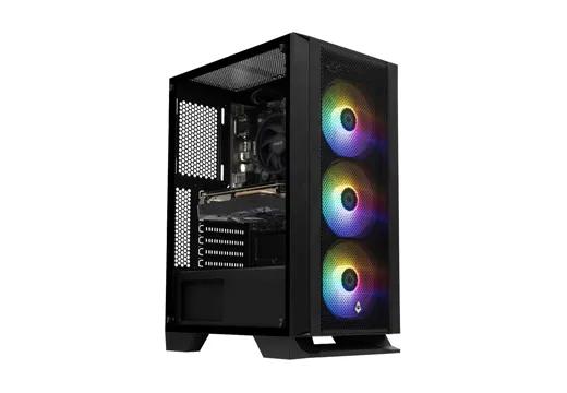 PC Gamer Mancer, AMD RYZEN 5 5500, RTX 4060 8GB, 16GB DDR4, SSD 512GB M.2, 600W 80 Plus