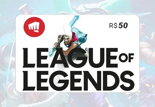 Gift Card Riot League of Legends - 50 Reais