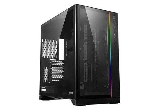 Gabinete Gamer Lian Li PC-011 Dynamic XL ROG Edition RGB Full Tower E-ATX Preto - O11DXL-X BLACK