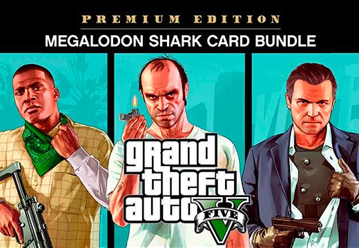 Bundle Grand Theft Auto V: Edição Premium & Pacote Megalodonte - Xbox One e Series X|S