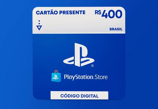 Gift Card - 400 Reais Playstation PS4 e PS5